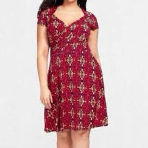 Leota Jersey Faux Wrap Dress